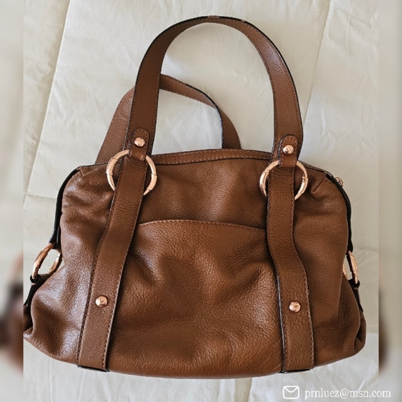 Michael Kors Fulton Leather Satchel - Picture 2 of 6